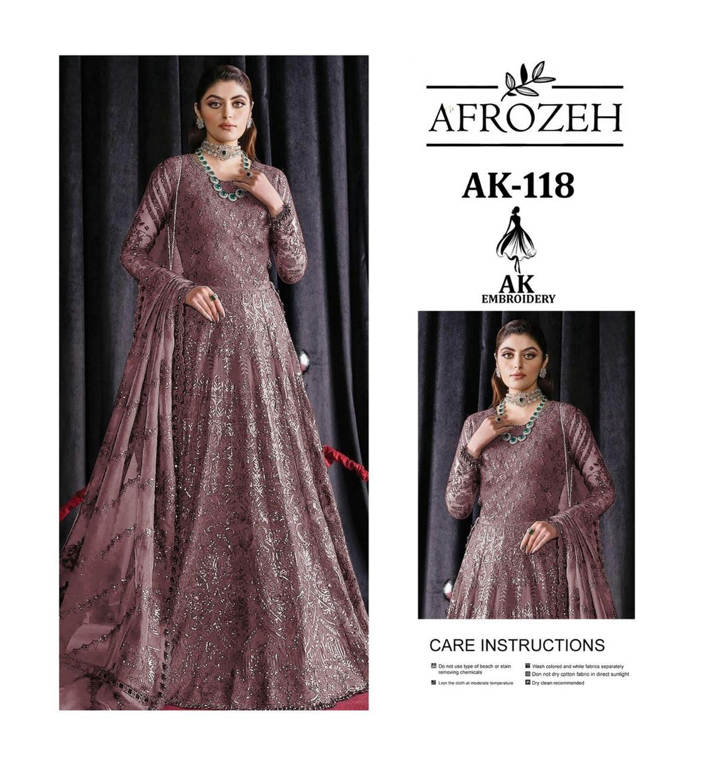 Afrozeh  Luxury Embroidered Formal Lehenga Set