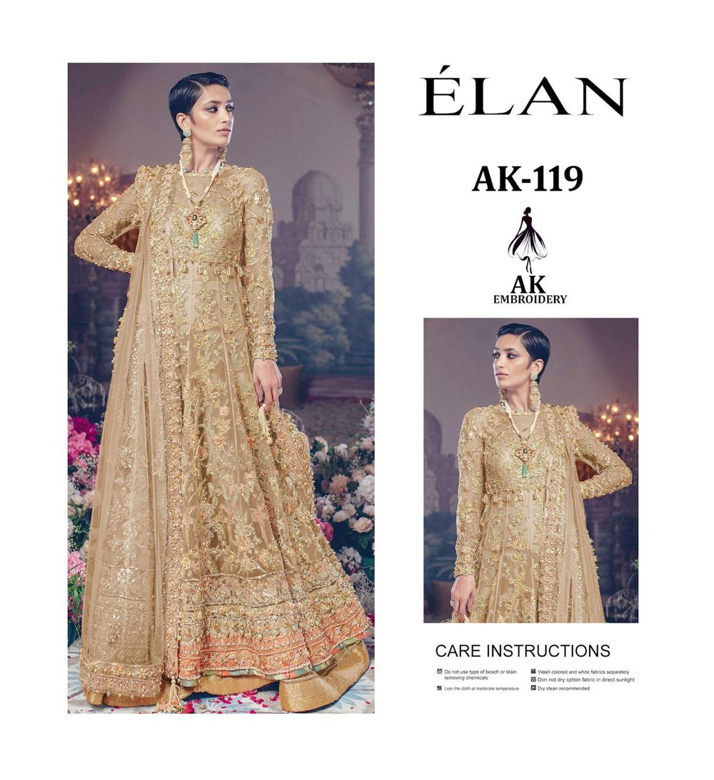 Élan AK-119 Luxury Heavy Embroidered Formal Peshwas