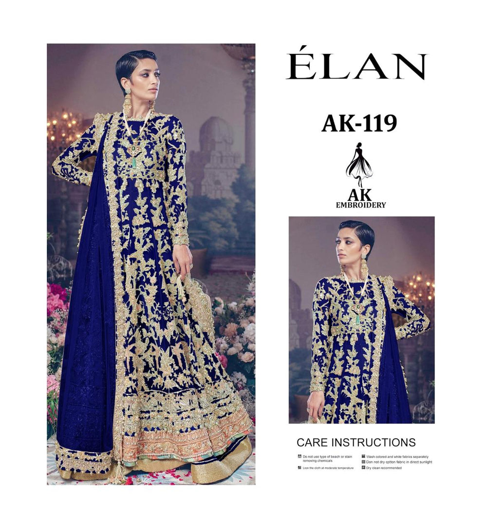 Élan AK-119 Luxury Heavy Embroidered Formal Peshwas