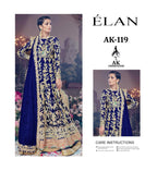 Élan AK-119 Luxury Heavy Embroidered Formal Peshwas