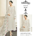 Maria.B AK-24 Luxury Embroidered A-Line Formal Suit