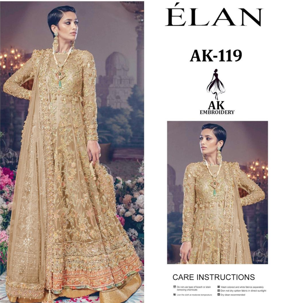 Élan AK-119 Luxury Heavy Embroidered Formal Peshwas